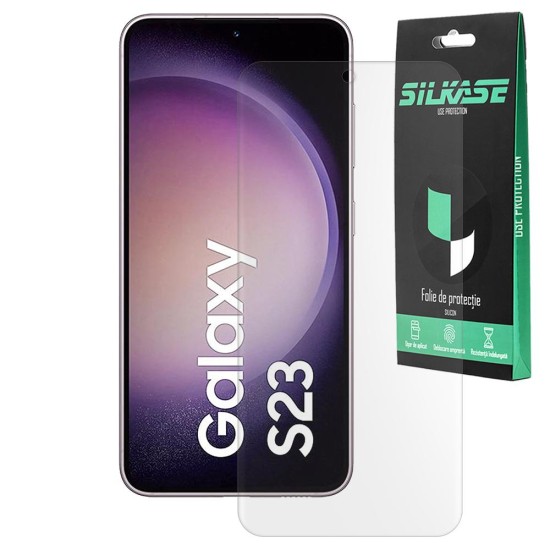 Folie mata SILKASE pentru Samsung Galaxy S23, protectie ecran,silicon (SILKASE, Telefoane Samsung) by www.silkase.ro Folie mata SILKASE pentru Samsung Galaxy S23, protectie ecran,silicon (Telefoane Samsung, F5634) by www.silkase.ro