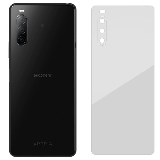 Folie spate silicon pentru Sony Xperia 10 II, SILKASE, Gel TPU, antibacterian, regenerabila (SILKASE, Xperia 10 II) by www.silkase.ro Folie spate silicon pentru Sony Xperia 10 II, SILKASE, Gel TPU, antibacterian, regenerabila (Xperia 10 II, F0369) by www.silkase.ro