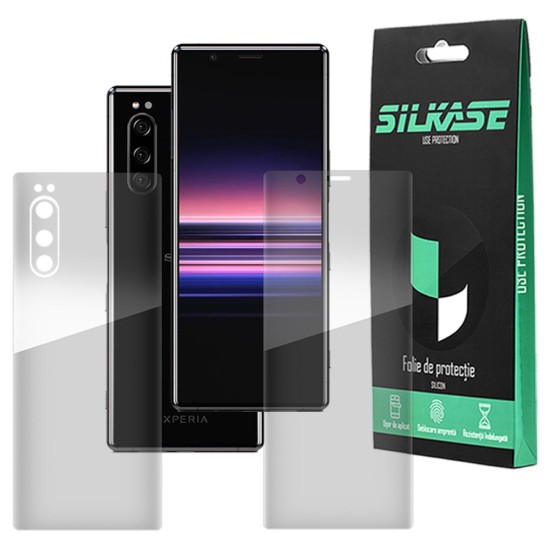 Set folii regenerabile 3D Sony Xperia 5, SILKASE Mage, Gel Silicon TPU, Regenerabil fata / spate (SILKASE, Xperia 5) by www.silkase.ro Set folii regenerabile 3D Sony Xperia 5, SILKASE Mage, Gel Silicon TPU, Regenerabil fata / spate (Xperia 5, F0552) by www.silkase.ro