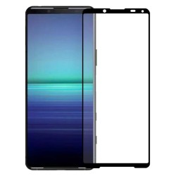 Folie curbata pentru Sony Xperia 5 II, SILKASE full screen tempered glass, sticla 5D 9H Folie curbata pentru Sony Xperia 5 II, SILKASE full screen tempered glass, sticla 5D 9H