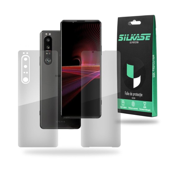 Set folii SILKASE pentru Sony Xperia 1 III, protectie telefon, silicon regenerabil (SILKASE, Xperia 1 III) by www.silkase.ro Set folii SILKASE pentru Sony Xperia 1 III, protectie telefon, silicon regenerabil (Xperia 1 III, F2056) by www.silkase.ro