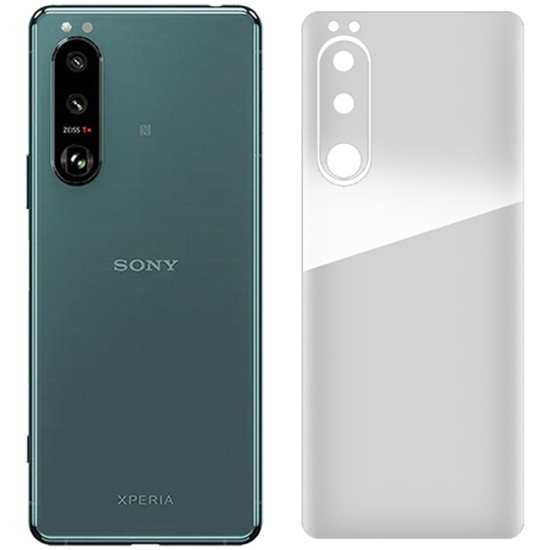 Folie spate SILKASE pentru Sony Xperia 5 III, protectie spate, silicon regenerabil (Xperia 5 III, F2058) by www.silkase.ro