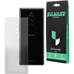 Folie spate mata SILKASE pentru Sony Xperia 1, protectie spate, silicon regenerabil