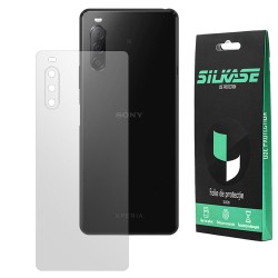 Folie spate mata SILKASE pentru Sony Xperia 10 II, protectie spate, silicon regenerabil