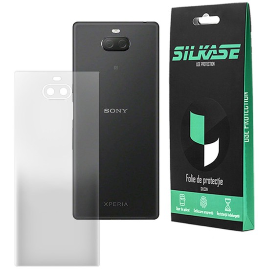 Folie spate mata SILKASE pentru Sony Xperia 10 Plus, protectie spate, silicon regenerabil (SILKASE, Xperia 10 Plus) by www.silkase.ro Folie spate mata SILKASE pentru Sony Xperia 10 Plus, protectie spate, silicon regenerabil (Xperia 10 Plus, F2554) by www.silkase.ro