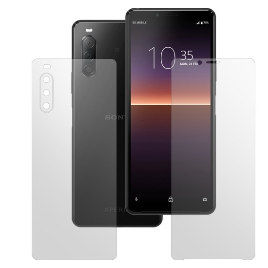 Set 2 folii mate SILKASE pentru Sony Xperia 10 II, protectie telefon, silicon regenerabil (SILKASE, Xperia 10 II) by www.silkase.ro Set 2 folii mate SILKASE pentru Sony Xperia 10 II, protectie telefon, silicon regenerabil (Xperia 10 II, F2788) by www.silkase.ro