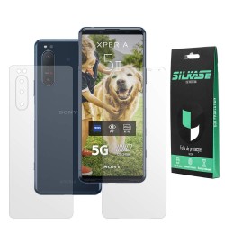 Set 2 folii mate SILKASE pentru Sony Xperia 5 II, protectie telefon, silicon regenerabil