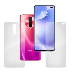 Set folii silicon pentru Pocophone X2, SILKASE, Gel TPU, antibacterian, regenerabila Set folii silicon pentru Pocophone X2, SILKASE, Gel TPU, antibacterian, regenerabila