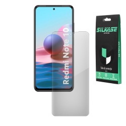 Folie silicon compatibila cu Xiaomi Redmi Note 10 , SILKASE, Gel TPU, antibacterian, regenerabila Folie silicon compatibila cu Xiaomi Redmi Note 10 , SILKASE, Gel TPU, antibacterian, regenerabila