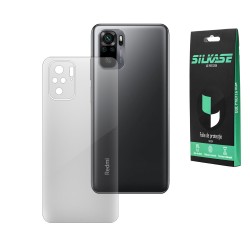 Folie spate silicon compatibila cu Xiaomi Redmi Note 10 , SILKASE, Gel TPU, antibacterian, regenerabila Folie spate silicon compatibila cu Xiaomi Redmi Note 10 , SILKASE, Gel TPU, antibacterian, regenerabila