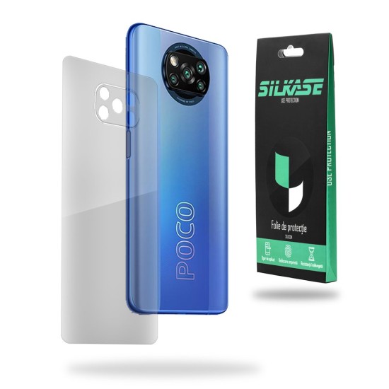 Folie spate SILKASE pentru Xiaomi Poco X3 Pro, protectie spate, silicon regenerabil (SILKASE, Folie Silicon Spate Lucioasa) by www.silkase.ro Folie spate SILKASE pentru Xiaomi Poco X3 Pro, protectie spate, silicon regenerabil (Poco X3 Pro, F2070) by www.silkase.ro