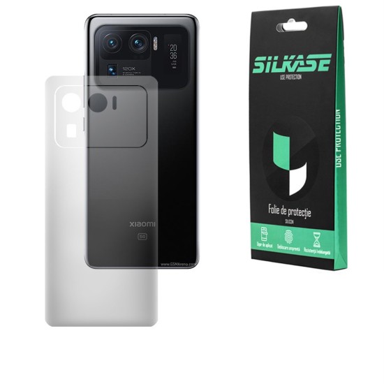 Folie spate mata SILKASE pentru Xiaomi Mi 11 Ultra, protectie spate, silicon regenerabil (SILKASE, Folie Silicon Spate Mata) by www.silkase.ro Folie spate mata SILKASE pentru Xiaomi Mi 11 Ultra, protectie spate, silicon regenerabil (Mi 11 Ultra, F2088) by www.silkase.ro