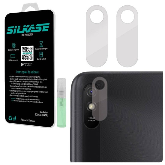 Set folii SILKASE pentru Xiaomi Redmi 9A, 3 buc, protectie camera silicon, regenerabile, antibacteriene (SILKASE, Set Folii Camere silicon) by www.silkase.ro Set folii SILKASE pentru Xiaomi Redmi 9A, 3 buc, protectie camera silicon, regenerabile, antibacteriene (Redmi 9A, C0065) by www.silkase.ro