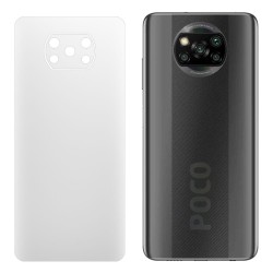 Folie spate mata SILKASE pentru Xiaomi POCO X3 Pro NFC, protectie spate, silicon regenerabil