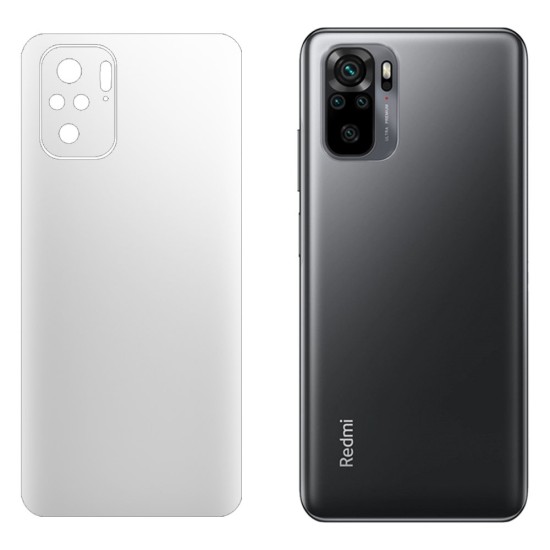 Folie spate mata SILKASE pentru Xiaomi Redmi Note 10, protectie spate, silicon regenerabil (Redmi Note 10, F2422) by www.silkase.ro