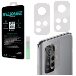Set folii SILKASE pentru Xiaomi Mi 10T, 3 buc, protectie camera silicon, regenerabile, antibacteriene