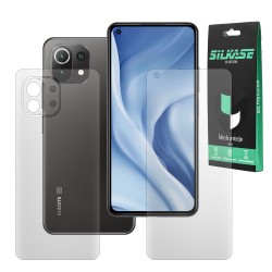 Set 2 folii mate SILKASE pentru Xiaomi Mi 11 Lite, protectie telefon, silicon regenerabil