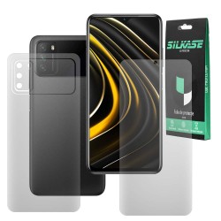Set 2 folii mate SILKASE pentru Xiaomi POCO M3, protectie telefon, silicon regenerabil Set 2 folii mate SILKASE pentru Xiaomi POCO M3, protectie telefon, silicon regenerabil