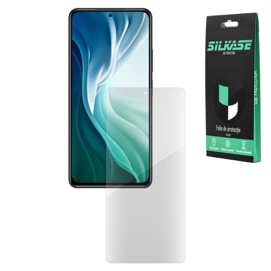 Folie SILKASE pentru Xiaomi Mi 11i, protectie ecran, silicon regenerabil (SILKASE, Folie Silicon Fata Lucioasa) by www.silkase.ro Folie SILKASE pentru Xiaomi Mi 11i, protectie ecran, silicon regenerabil (Mi 11i, F2807) by www.silkase.ro