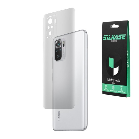 Folie spate SILKASE pentru Xiaomi Redmi Note 10S, protectie spate, silicon regenerabil (Redmi Note 10S, F2822) by www.silkase.ro
