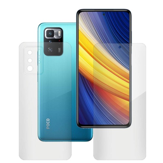 Set 2 folii SILKASE pentru Xiaomi Poco X3 GT, protectie telefon, silicon regenerabil (SILKASE, Set Folii Lucioase) by www.silkase.ro Set 2 folii SILKASE pentru Xiaomi Poco X3 GT, protectie telefon, silicon regenerabil (Poco X3 GT, F3094) by www.silkase.ro