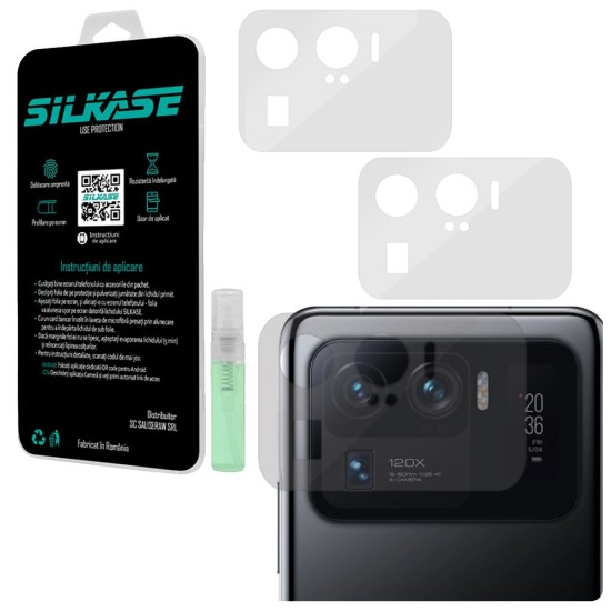 Set folii SILKASE pentru Xiaomi Mi 11 Ultra, 3 buc, protectie camera silicon, regenerabile, antibacteriene (SILKASE, Set Folii Camere silicon) by www.silkase.ro Set folii SILKASE pentru Xiaomi Mi 11 Ultra, 3 buc, protectie camera silicon, regenerabile, antibacteriene (Mi 11 Ultra, C0142) by www.silkase.ro