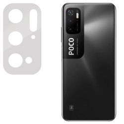 Set folii SILKASE pentru Xiaomi Poco M3 Pro 5G, 3 buc protectie camera silicon, regenerabile, antibacterian