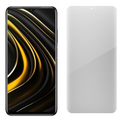 Folie silicon compatibila cu Xiaomi Poco M3, SILKASE, Gel TPU, antibacterian, regenerabila Folie silicon compatibila cu Xiaomi Poco M3, SILKASE, Gel TPU, antibacterian, regenerabila