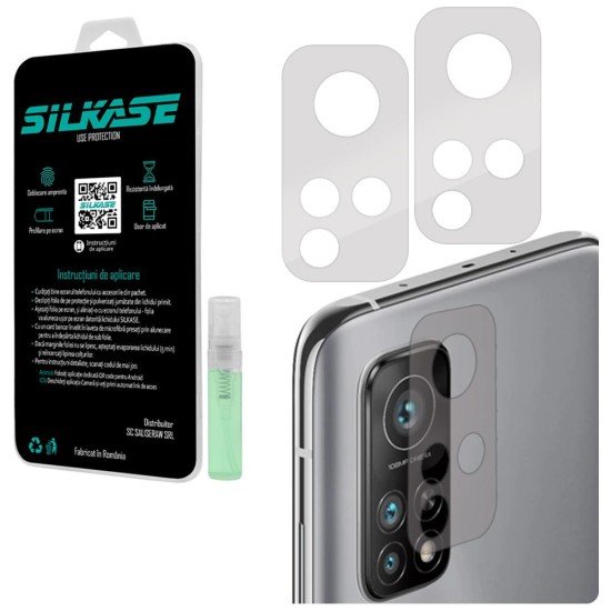 Set folii SILKASE pentru Xiaomi Mi 10T Pro, 3 buc, protectie camera silicon, regenerabile, antibacteriene (SILKASE, Set Folii Camere silicon) by www.silkase.ro Set folii SILKASE pentru Xiaomi Mi 10T Pro, 3 buc, protectie camera silicon, regenerabile, antibacteriene (Mi 10T Pro 5G, C0052) by www.silkase.ro