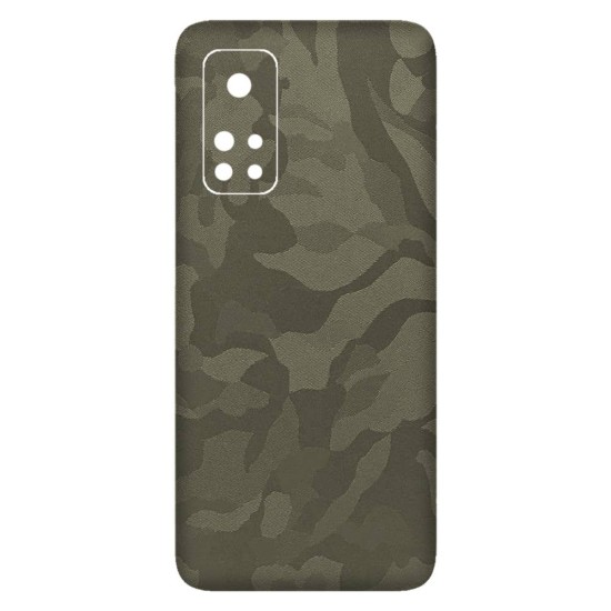 Folie Skin SILKASE pentru Xiaomi Mi 10T, camo verde, protectie spate telefon (SILKASE, Folie Spate Skin) by www.silkase.ro Folie Skin SILKASE pentru Xiaomi Mi 10T, camo verde, protectie spate telefon (Mi 10T 5G, S0087) by www.silkase.ro