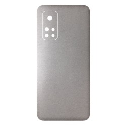 Folie Skin SILKASE pentru Xiaomi Mi 10T, gri deschis, protectie spate telefon Folie Skin SILKASE pentru Xiaomi Mi 10T, gri deschis, protectie spate telefon