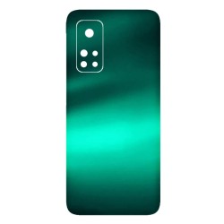 Folie Skin SILKASE pentru Xiaomi Mi 10T, verde emerald, protectie spate telefon