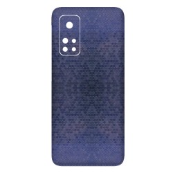 Folie Skin SILKASE pentru Xiaomi Mi 10T Pro, albastru hexa, protectie spate telefon Folie Skin SILKASE pentru Xiaomi Mi 10T Pro, albastru hexa, protectie spate telefon