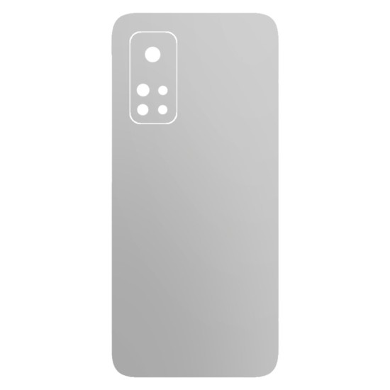 Folie Skin SILKASE pentru Xiaomi Mi 10T Pro, alb mat, protectie spate telefon (Mi 10T Pro 5G, S0109) by www.silkase.ro