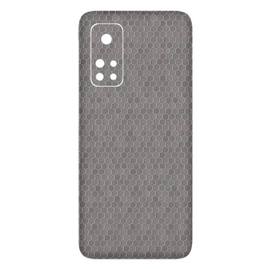 Folie Skin SILKASE pentru Xiaomi Mi 10T Pro, gri hex, protectie spate telefon (Mi 10T Pro 5G, S0116) by www.silkase.ro