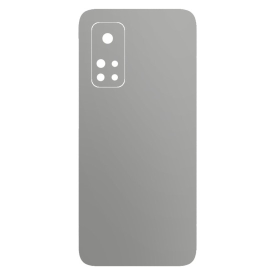 Folie Skin SILKASE pentru Xiaomi Mi 10T Pro, gri ice, protectie spate telefon (Mi 10T Pro 5G, S0117) by www.silkase.ro
