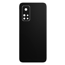 Folie Skin SILKASE pentru Xiaomi Mi 10T Pro, negru mat, protectie spate telefon