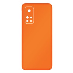 Folie Skin SILKASE pentru Xiaomi Mi 10T Pro, portocaliu mat, protectie spate telefon Folie Skin SILKASE pentru Xiaomi Mi 10T Pro, portocaliu mat, protectie spate telefon