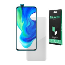 Folie silicon pentru Xiaomi Poco F2 Pro, SILKASE, Gel TPU, antibacterian, regenerabila
