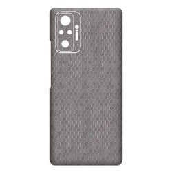 Folie Skin SILKASE pentru Xiaomi Redmi Note 10 Pro, gri hex, protectie spate telefon Folie Skin SILKASE pentru Xiaomi Redmi Note 10 Pro, gri hex, protectie spate telefon