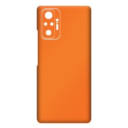 Folie Skin SILKASE pentru Xiaomi Redmi Note 10 Pro, portocaliu mat, protectie spate telefon Folie Skin SILKASE pentru Xiaomi Redmi Note 10 Pro, portocaliu mat, protectie spate telefon