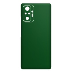 Folie Skin SILKASE pentru Xiaomi Redmi Note 10 Pro, verde inchis mat, protectie spate telefon