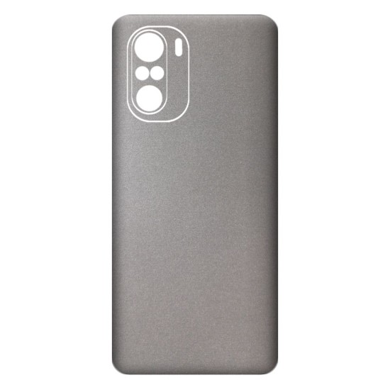 Folie Skin SILKASE pentru Xiaomi Mi 11i, gri deschis, protectie spate telefon (Mi 11i, S0365) by www.silkase.ro