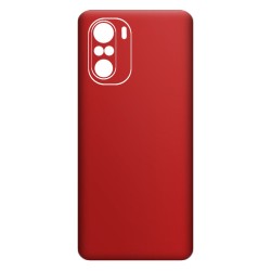 Folie Skin SILKASE pentru Xiaomi Poco F3, rosu, protectie spate telefon
