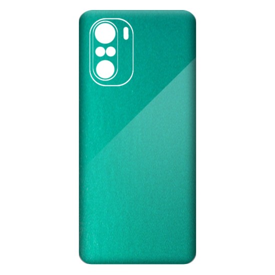 Folie Skin SILKASE pentru Xiaomi Poco F3, turcoaz metalic, protectie spate telefon (SILKASE, Folie Spate Skin) by www.silkase.ro Folie Skin SILKASE pentru Xiaomi Poco F3, turcoaz metalic, protectie spate telefon (Poco F3, S0401) by www.silkase.ro
