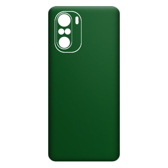 Folie Skin SILKASE pentru Xiaomi Poco F3, verde inchis mat, protectie spate telefon (SILKASE, Folie Spate Skin) by www.silkase.ro Folie Skin SILKASE pentru Xiaomi Poco F3, verde inchis mat, protectie spate telefon (Poco F3, S0404) by www.silkase.ro