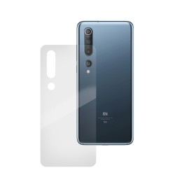 Folie spate silicon pentru Xiaomi Mi 10, SILKASE, Gel TPU, antibacterian, regenerabila