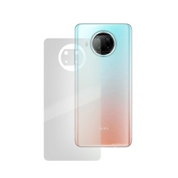 Folie spate silicon compatibila cu Xiaomi Redmi Note 9 Pro 5G, SILKASE, Gel TPU, antibacterian, regenerabila