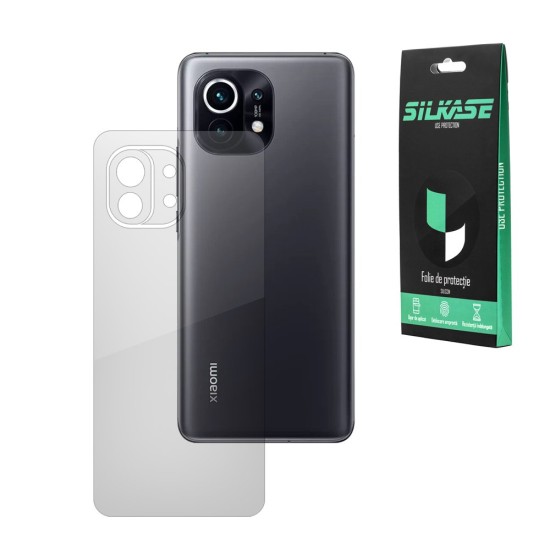 Folie spate compatibila cu Xiaomi Mi 11, SILKASE, Gel TPU, antibacterian, regenerabila (SILKASE, Folie Silicon Spate Lucioasa) by www.silkase.ro Folie spate compatibila cu Xiaomi Mi 11, SILKASE, Gel TPU, antibacterian, regenerabila (Mi 11, F0298) by www.silkase.ro