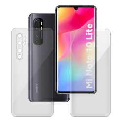 Set folii silicon pentru Xiaomi Mi Note 10 Lite, SILKASE, Gel TPU, antibacterian, regenerabila Set folii silicon pentru Xiaomi Mi Note 10 Lite, SILKASE, Gel TPU, antibacterian, regenerabila